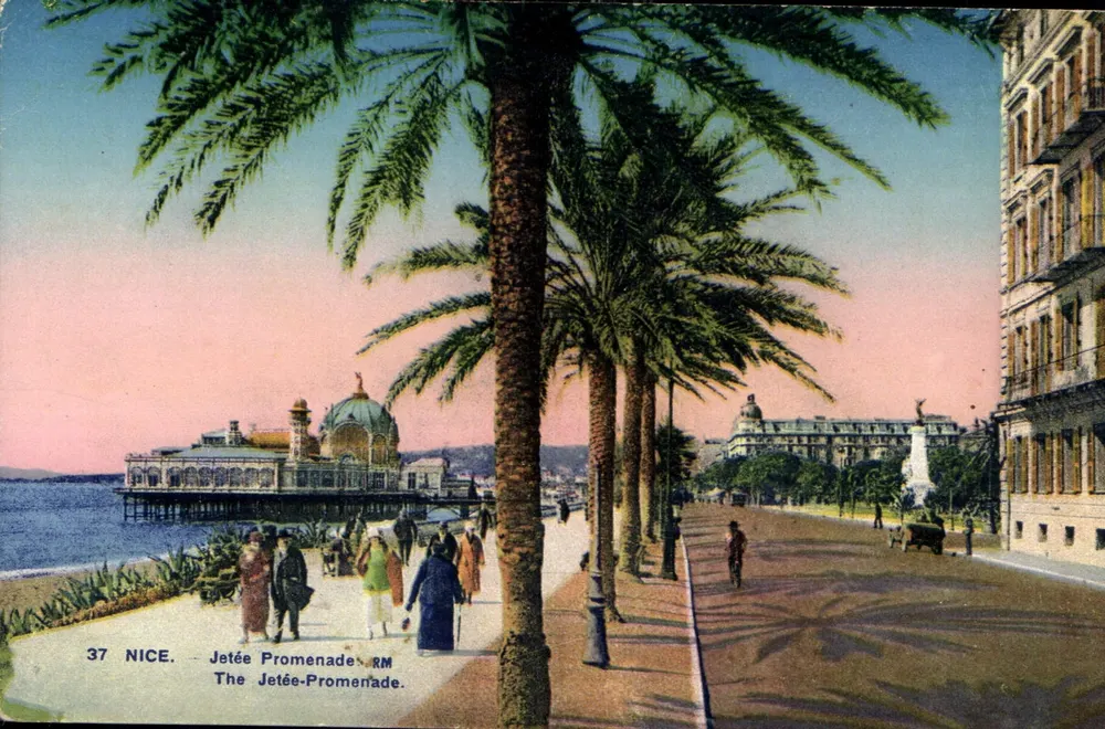 Nice - Jetée Promenade — Éditions d'Art Hosseau, n° 37 - Frente