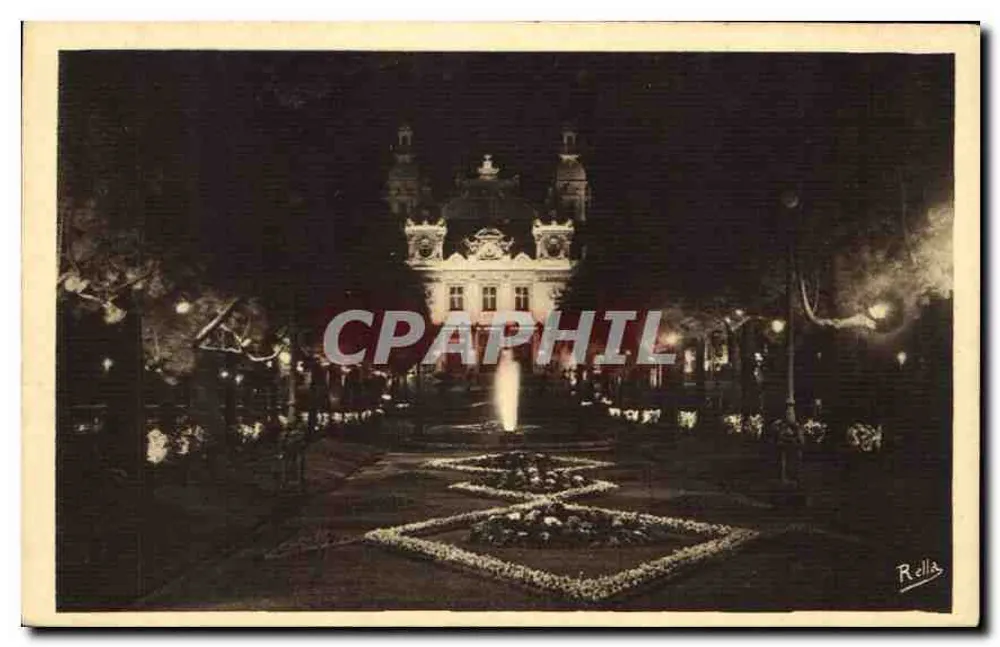 Monte-Carlo — Das Casino und die Gärten — Sammlung Bella 'Die Côte d'Azur' - Vorderseite
