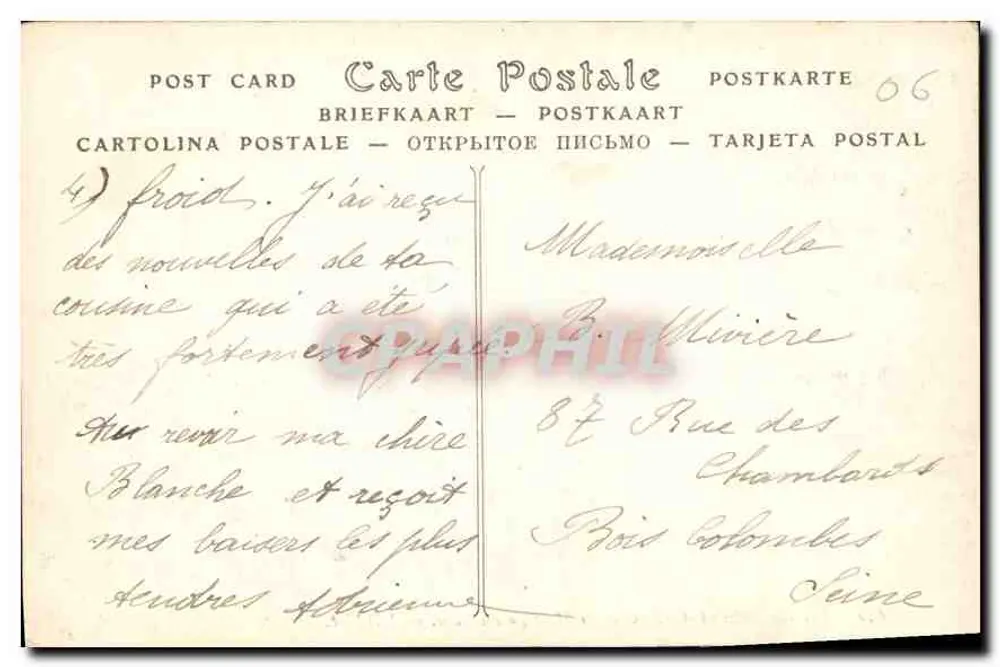 Ansicht von MONTE-CARLO und den italienischen Bergen — ND Phot. — n° 630 - Rückseite