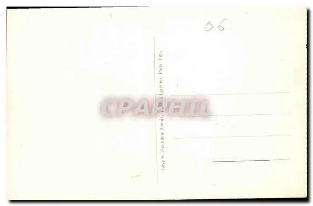 Menton — Vista geral — LL, n° 203 - Verso