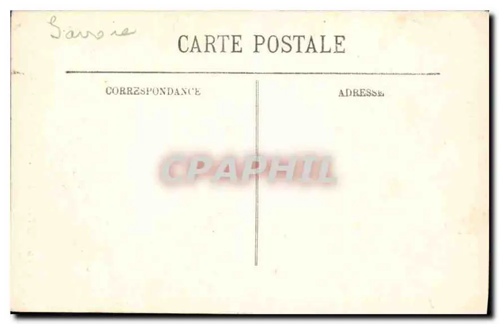 De vallei van de Bauges — Waterval van Bange 2e chûte — LL - Achterkant