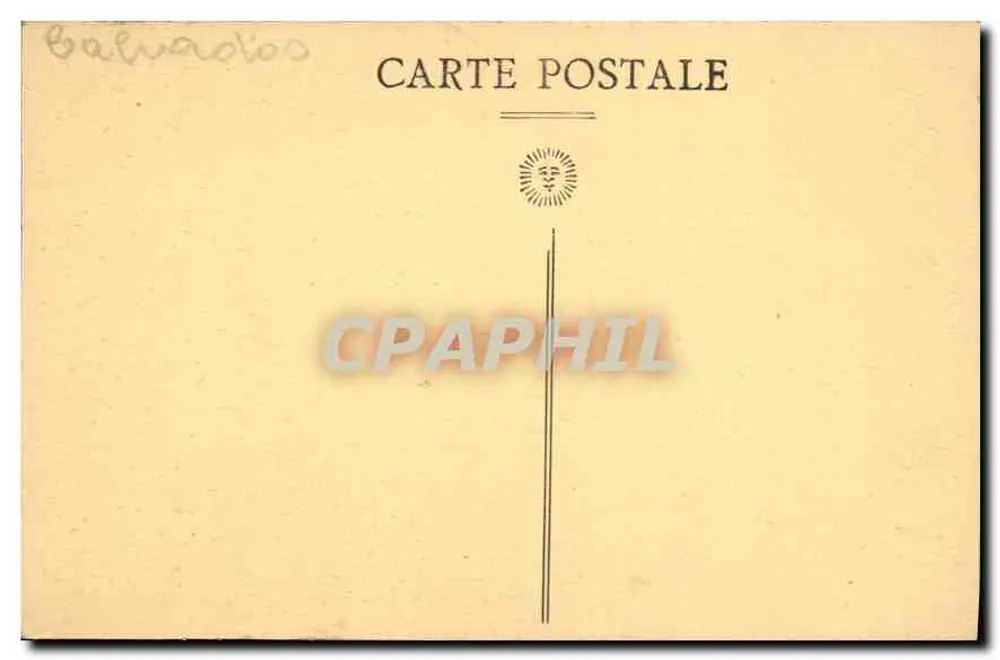 Caen — Abadia dos Homens e o Claustro — Coll. artist. M. Provost & Au Khédives - Verso