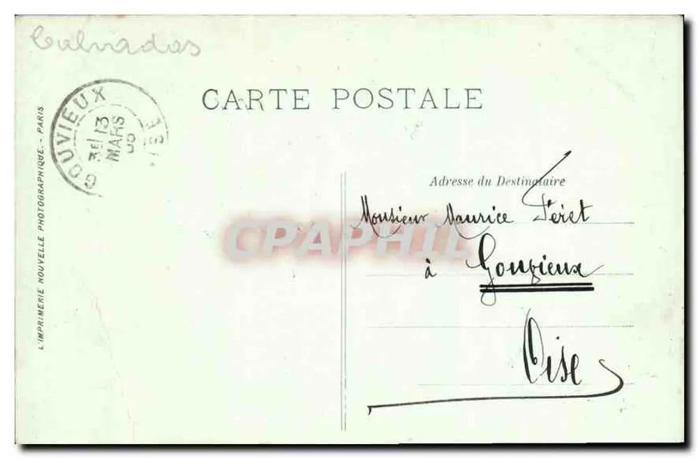 Caen — De Toegangspoort van het Kasteel — LL. - Achterkant