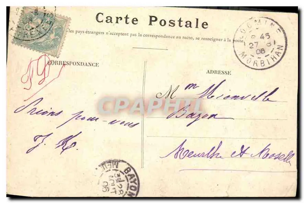 Lourdes — A Gruta — E. Frioux, fot-edição, Lourdes — S.A.P. - Verso