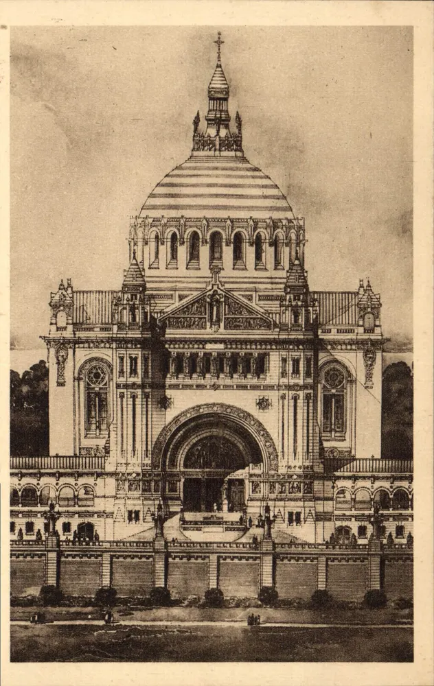 Basilika des Heiligen Herzens — Paris — anonyme Ausgabe - Vorderseite