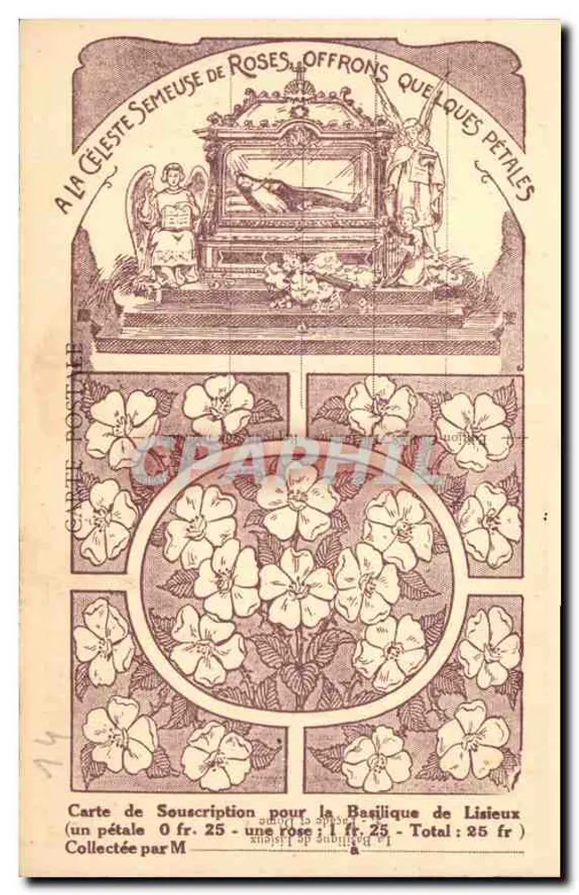 Basilika des Heiligen Herzens — Paris — anonyme Ausgabe - Rückseite