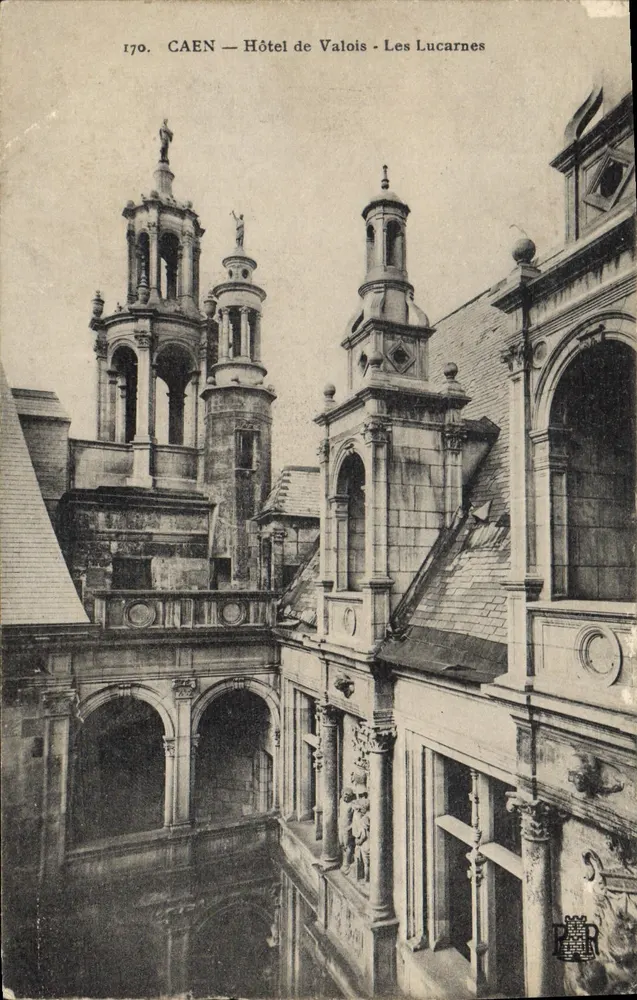 CAEN — Hotel de Valois - Os Lucarnes — Editor PAR, n° 170 - Frente