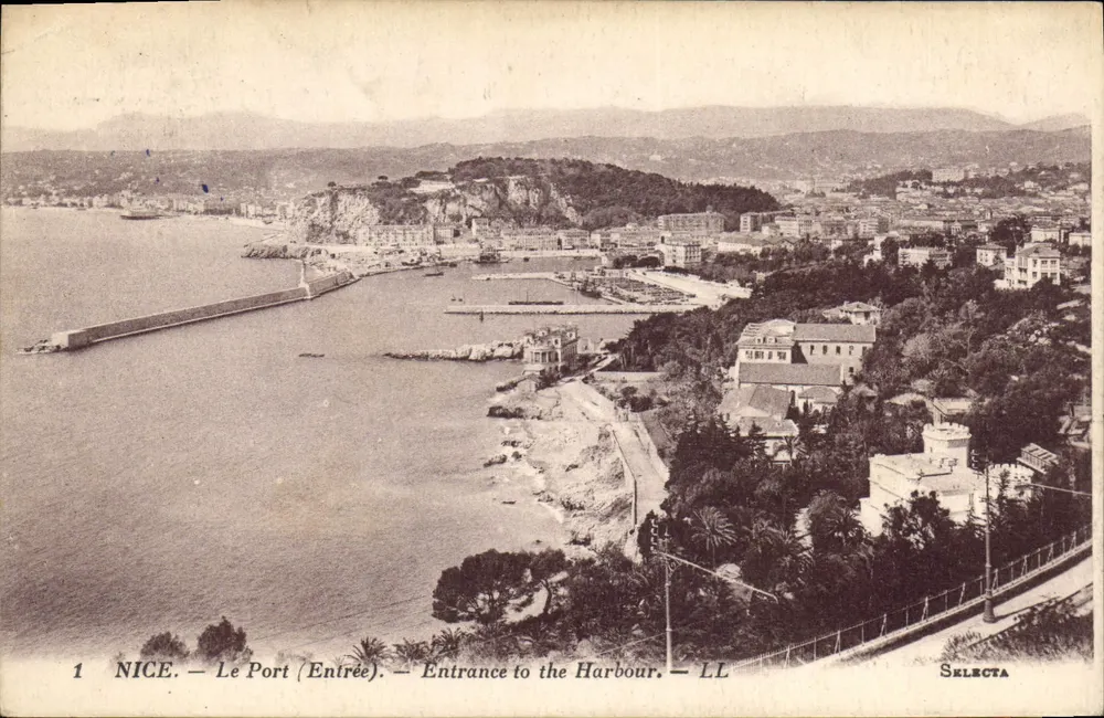 NICE — Le Port (Entrée) — Entrance to the Harbour — LL — Selecta - Frente