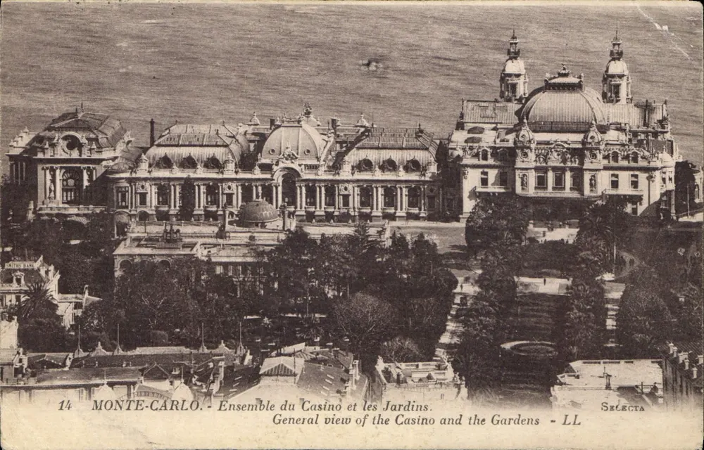 Monte-Carlo - Ensemble des Casinos und der Gärten - Selecta - Vorderseite