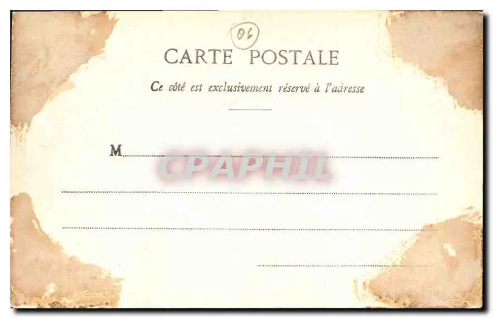 Monaco - Escalera de honor, Palacio del Príncipe — Edición Giletta, fot. Nice, n° 628 - Reverso