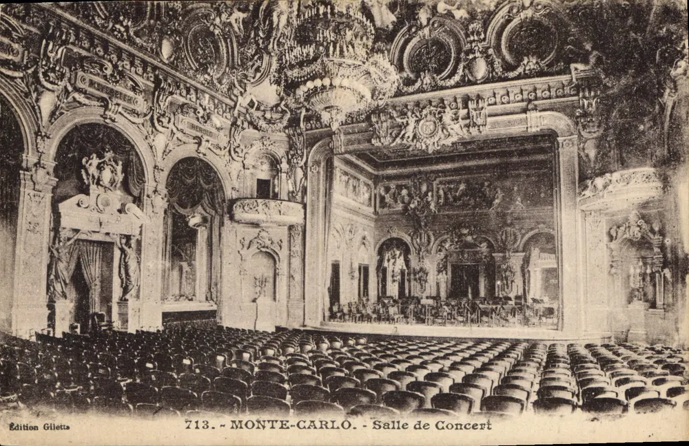 Monte-Carlo - Konzertsaal — Édition Gilletta, Nr. 713 - Vorderseite