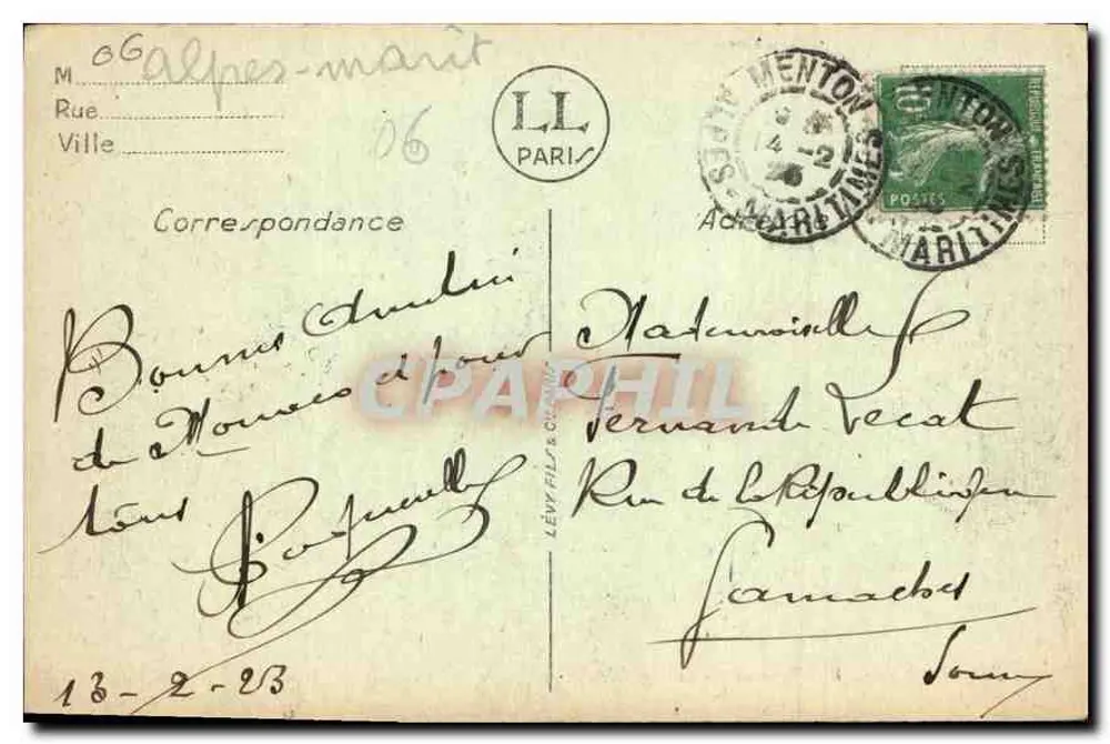 MONTE-CARLO — O Casino — SELECTA - Verso