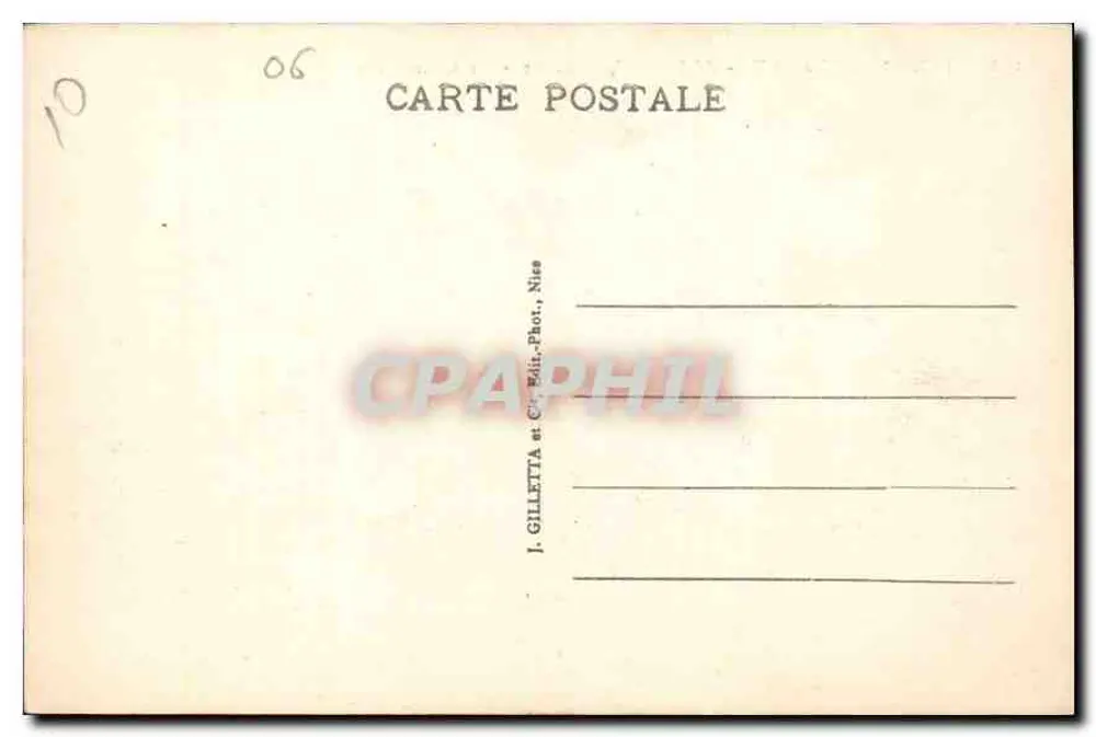Insel St-Honorat - Abtei Lérins - Der Friedhof — J. Gilletta, Nîmes, n°112 - Rückseite