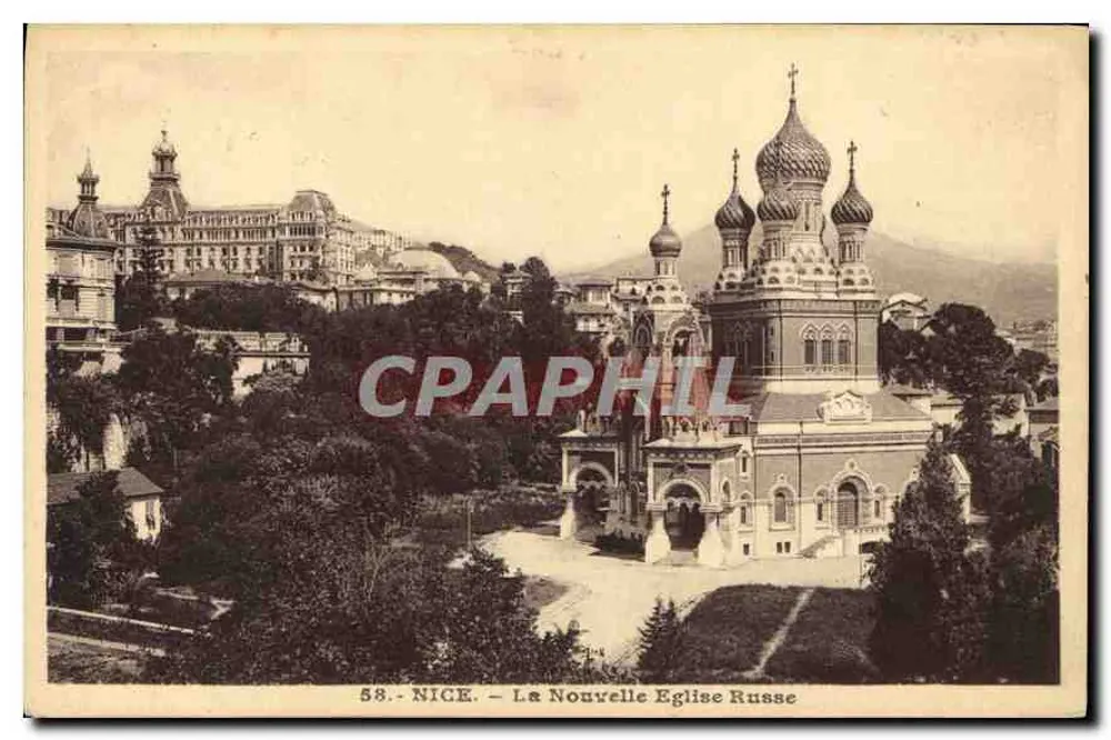 Nice — La Nouvelle Église Russe — J. Gilletta et Cie, Édit.-Phot., Nice - Vorderseite