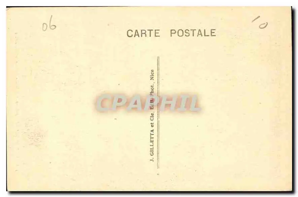 Insel Saint-Honorat - Abtei Lérins - Gärten des Klosters — J. Gilletta et Cie, Nizza, n°159 - Rückseite