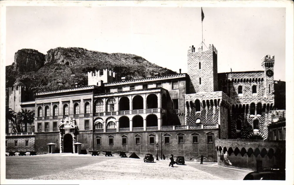 Palácio Real de Mônaco — vista panorâmica — Edições FRANK, Nice - Frente