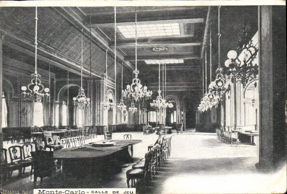 Monte-Carlo - Sala de jogo — editor STAERCK, Paris - Frente
