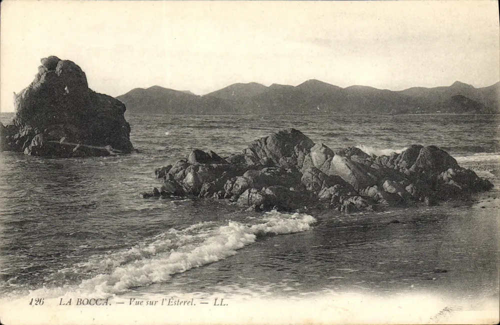 La Bocca — Vista sobre o Estérel — LL. n°126 - Frente