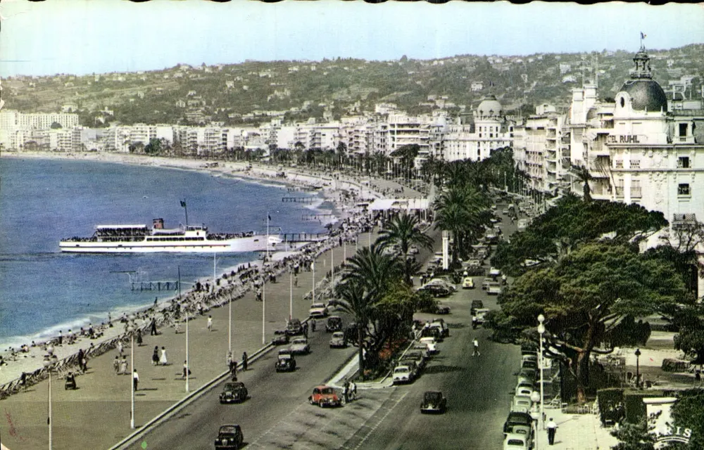 Die Promenade des Anglais — Nizza — Editions 'Le Guguen' - Vorderseite