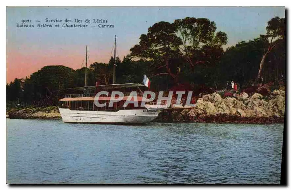 Service der Îles de Lérins — Bateaux Estérel und Chanteclair — Cannes - Vorderseite
