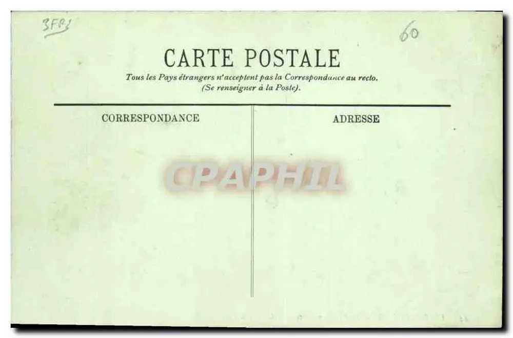Pierrefonds — O Castelo, Fachada Leste — LL. — n°44 - Verso