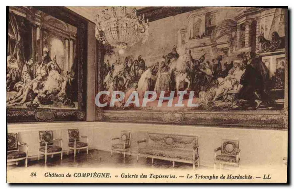 Château de Compiègne — Galerie der Teppiche — Der Sieg des Mordechai — LL - Vorderseite