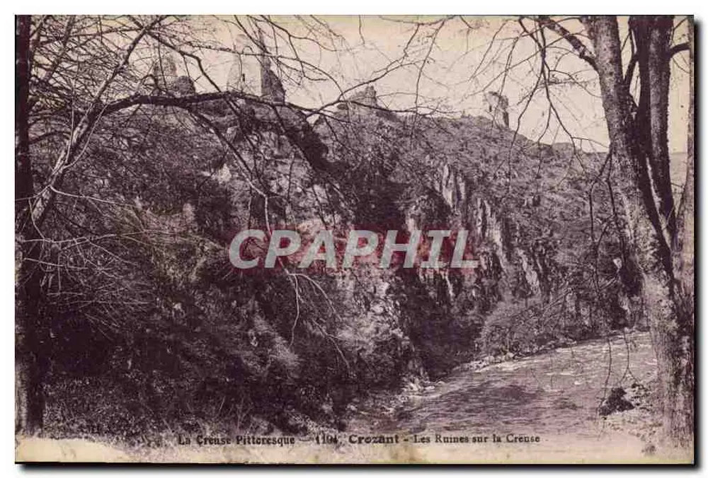 Die Ruinen an der Creuse — Crozant — n°1104 - Vorderseite