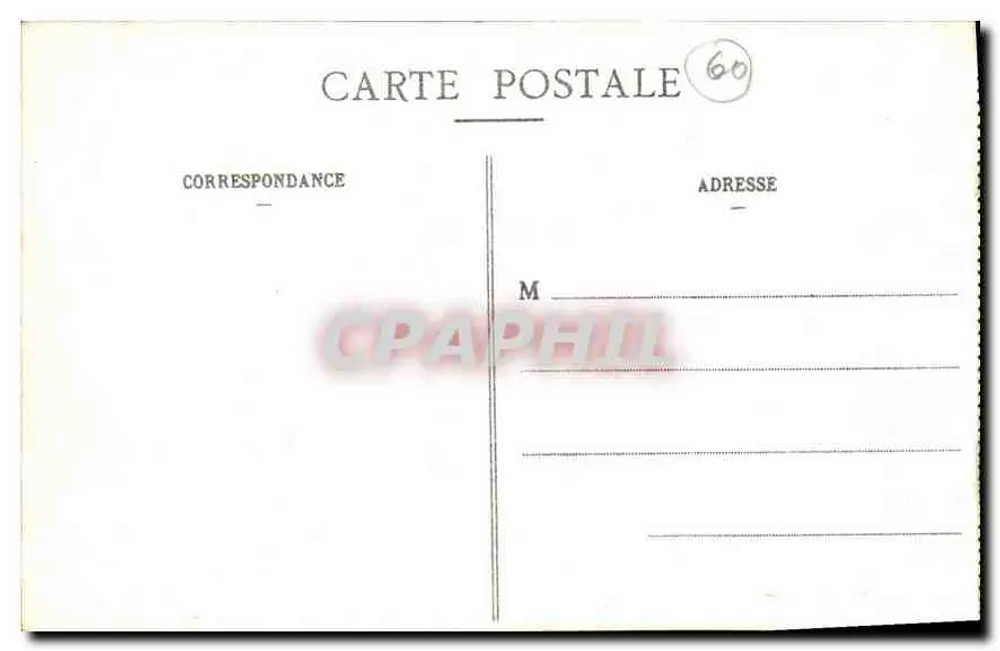 Compiègne - O Parque - A Avenida dos Beaux-Monts — Decelle, Compiegne, n°10 - Verso