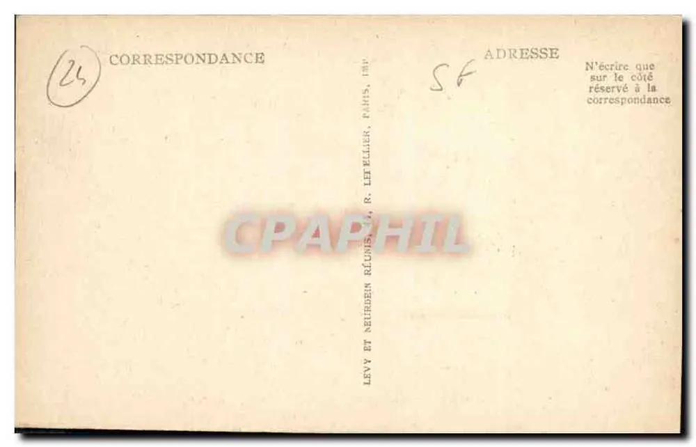 Les Eyzies — Esculturas de Laussel: "Vênus" e "Caçador" - Verso