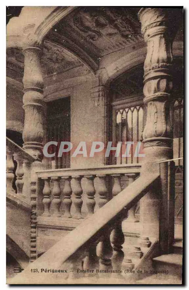 Périgueux — Escada Renascentista (Rue de la Sageasse) — n°123 - Frente