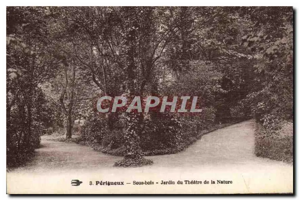 Périgueux — Unterholz — Garten des Theaters der Natur - Vorderseite