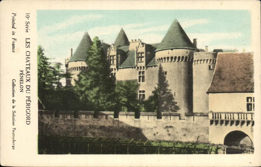 Castelo de Fénélon — Os Castelos do Périgord — 10ª Série, Coleção da Solution Pautrinberge - Frente