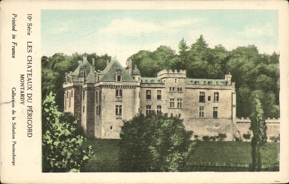 Castelo de Montardy — Os Castelos do Périgord — Coleção da Solution Pautuberge, 10ª Série - Frente