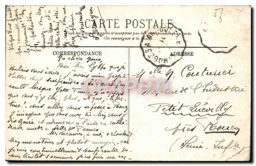 Sanatorium Sainte-Feyre — Am Fuße des Sanatoriums — unbekannter Verlag, Nr. 18 - Rückseite
