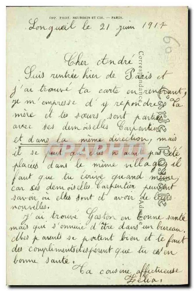 Palácio de Compiègne — Quarto de Dormir do Imperador — ND. Fot. 5F - Verso