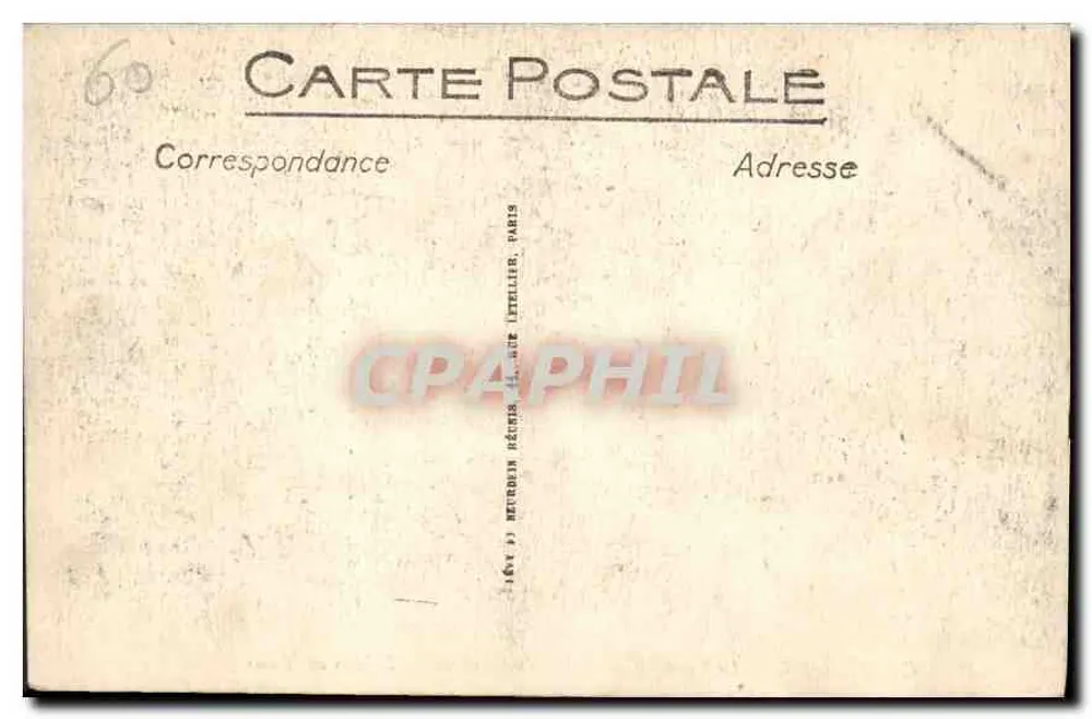 Compiègne — O Castelo — Salão de Música — LL - Verso