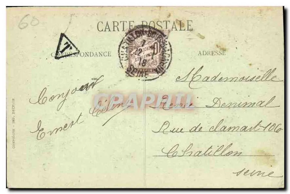 Pałac w Compiègne — Schody główne — Decelle, Compiègne - Rewers