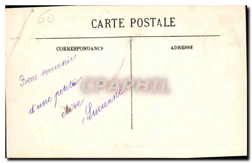 Compiègne — O Castelo — Salão das Flores — LL - Verso