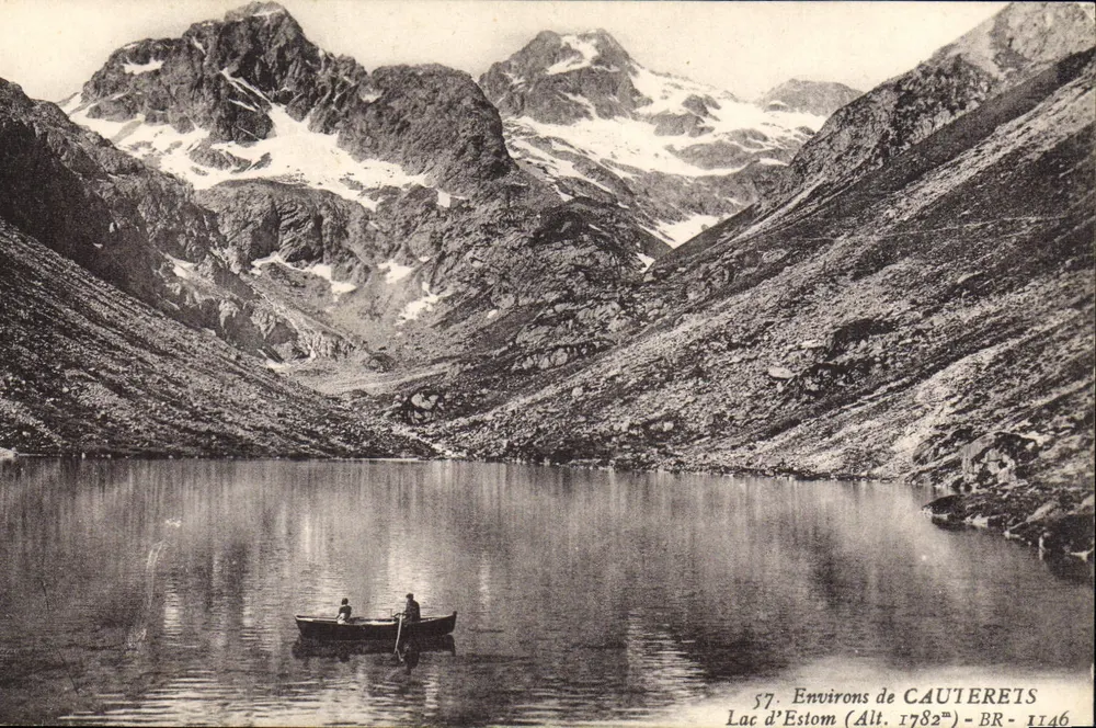 Lago d'Estom — Arredores de CAUTERETS — BR - 1146 - Frente