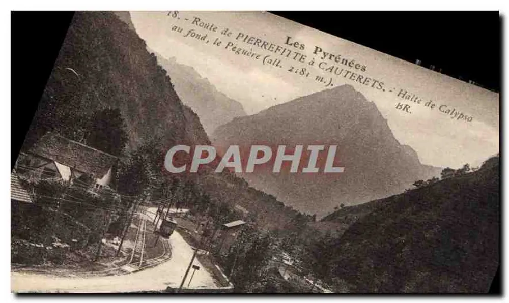 Die Pyrenäen — Straße von Pierrefitte nach Cauterets, Calypso (Höhe 2181 m.) — Bloc frères, Bordeaux - Vorderseite