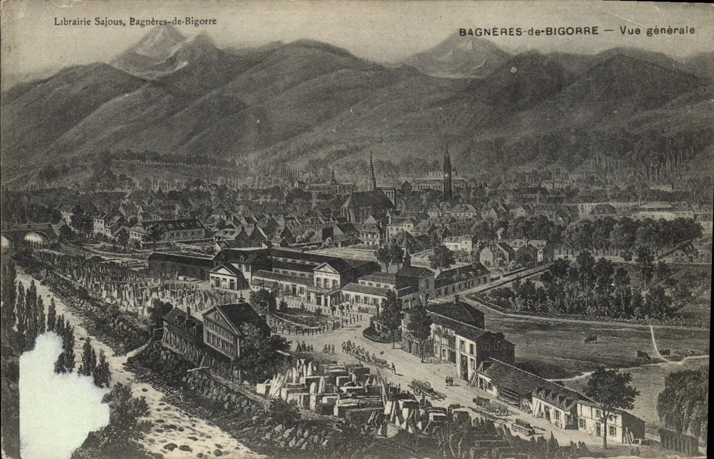 Bagnères-de-Bigorre — Visão geral — Livraria Sajous - Frente