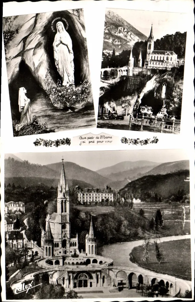 Lourdes — Aparecida e Basílica — Edição P. Doucet - Frente