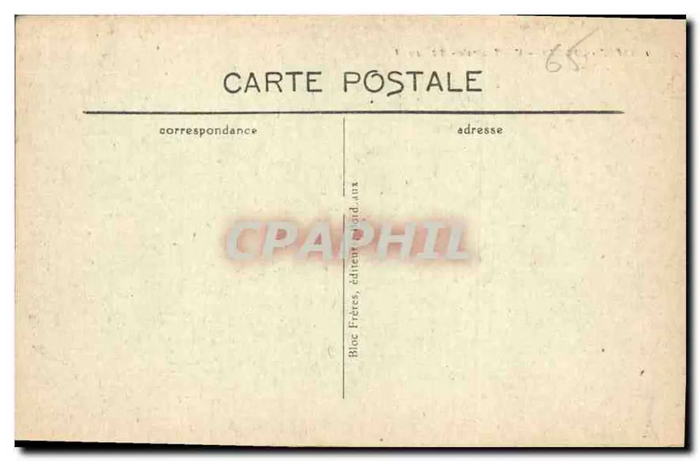 Saint-Sauveur — View Geral — BR - 1913 - Verso