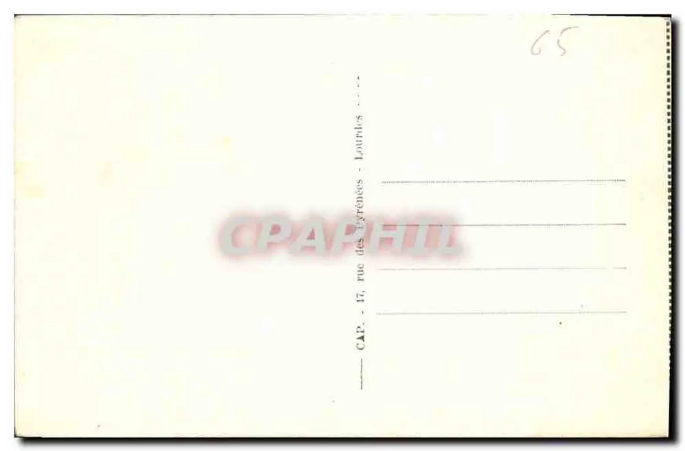 Cauterets — Panorama — CAP, 17, rue des Extremées - Louvines - Verso