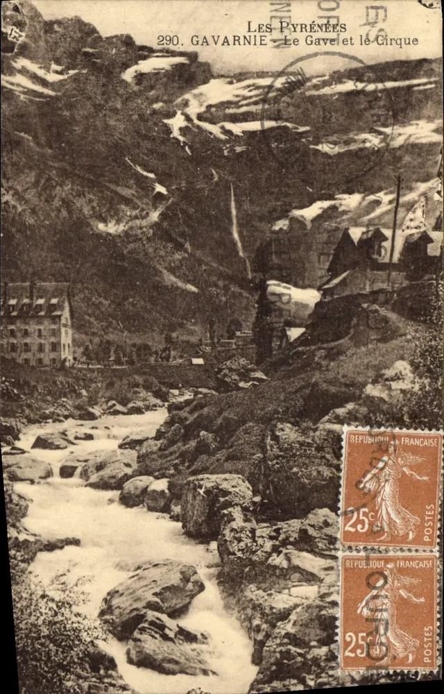 Gavarnie - O Gave e o Cirque — Editor: Gavarnie, n° 290 - Frente