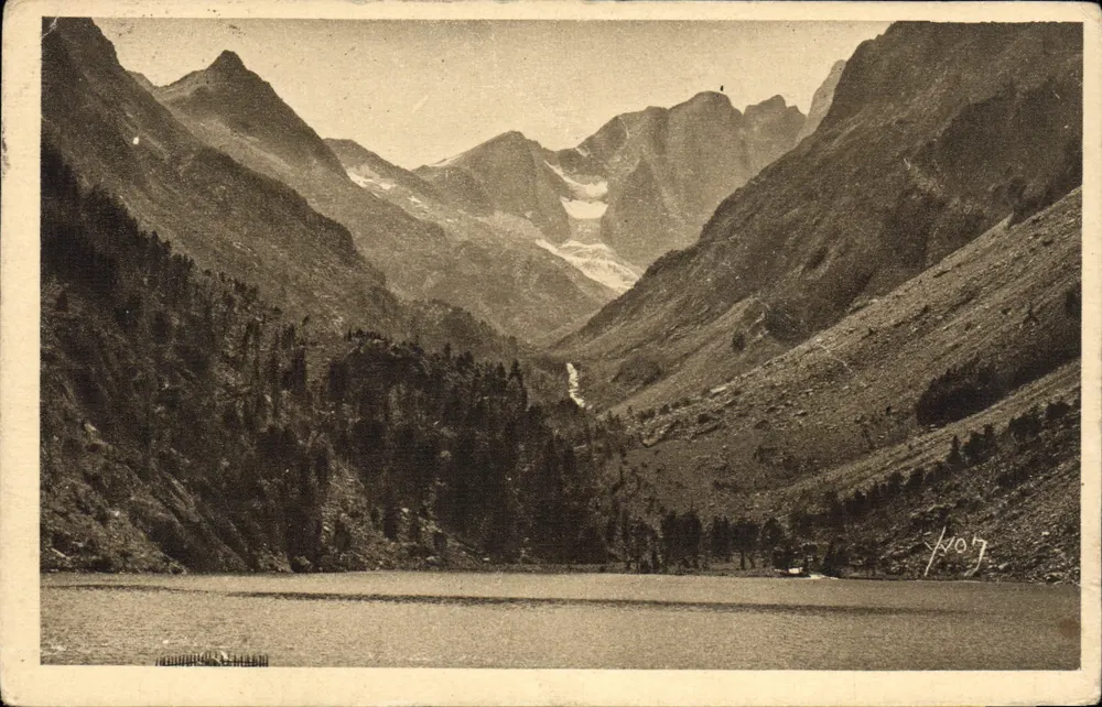 Massif do Vignemale — alt. 3298 m. — Edição de Arte YVON, França - Frente