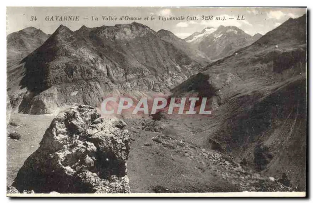Gavarnie — A Valle de Ossoue e o Vignemale (alt. 3298 m.) — LL - Frente