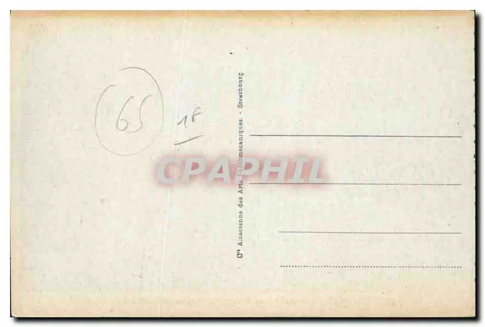 Argelès-Gazost — Die Ufer des Arrieulat — Verlag CPAH - Rückseite
