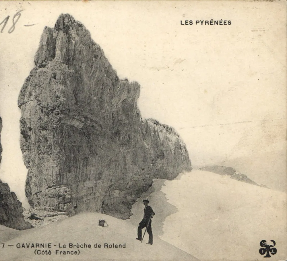 Gavarnie - Die Rolandklamm — Die Pyrenäen — Unbekannter Verlag, Nr. 7 - Vorderseite