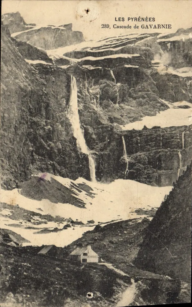 Os Pirineus — Cachoeira de Gavarnie — Editor: Os Pirineus, n° 289 - Frente